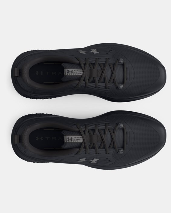 Men's UA Commit 4 Training Shoes, Black, pdpMainDesktop image number 2